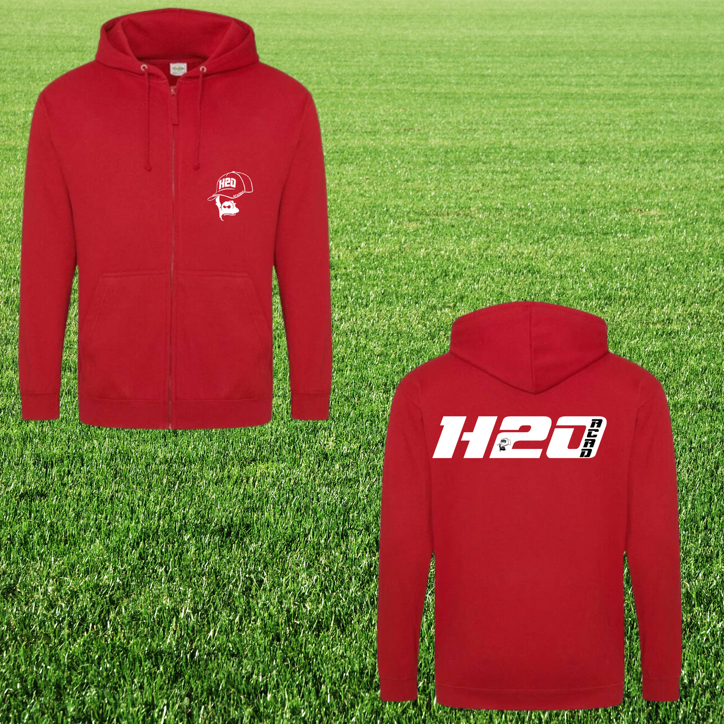 Zoodie zippé à capuche visuel 1-2 brodé