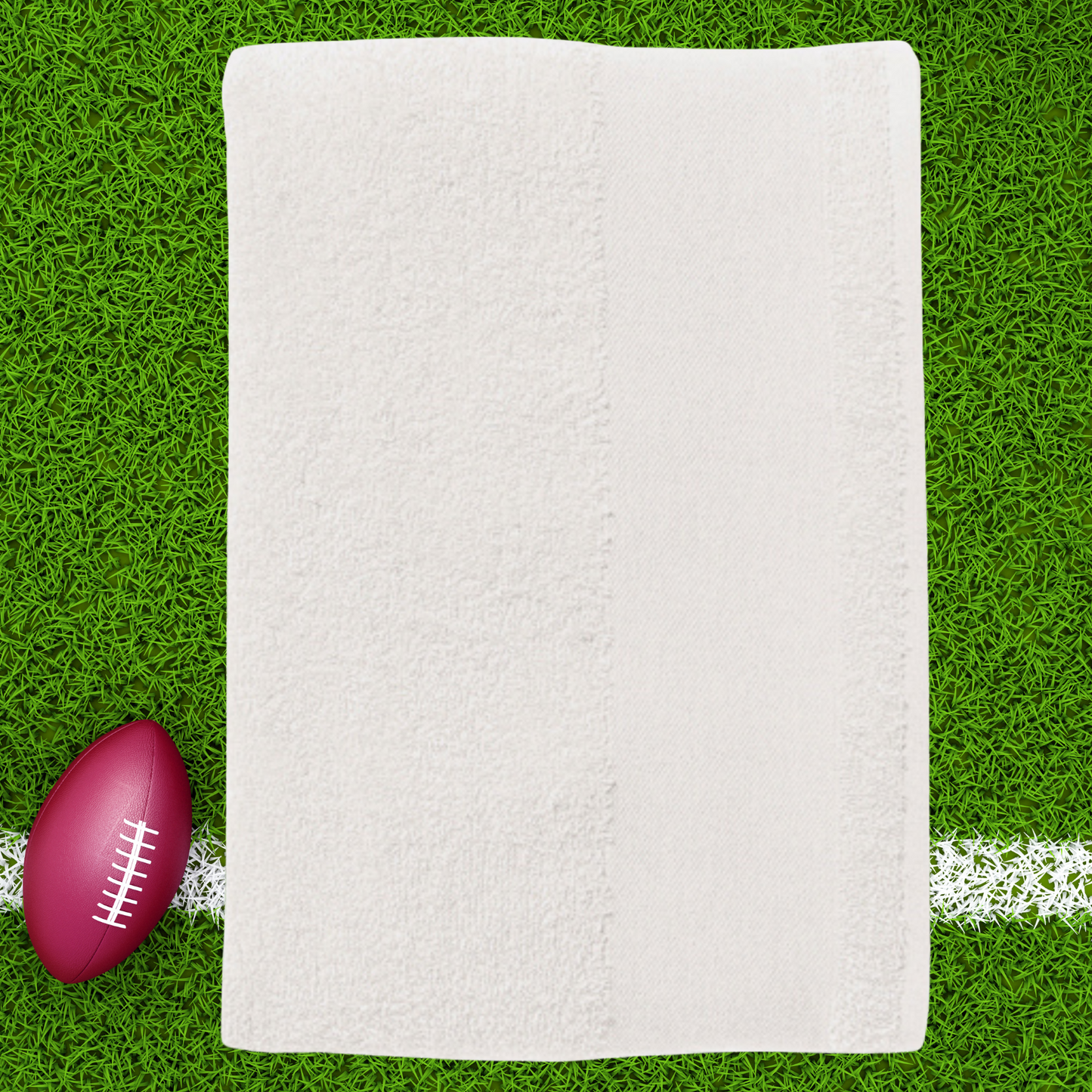 Drap de bain visuel brodé -  BL