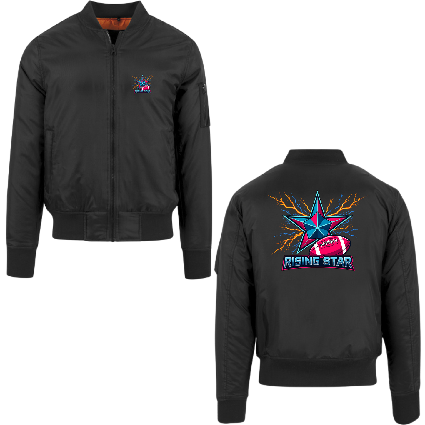 Blouson d'aviateur - Bombers - Brodé RS (délai de livraison + 7 jours)