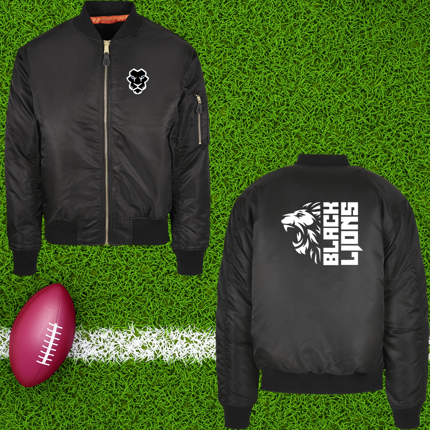 Blouson d'aviateur - Bombers - Brodé  -  BL