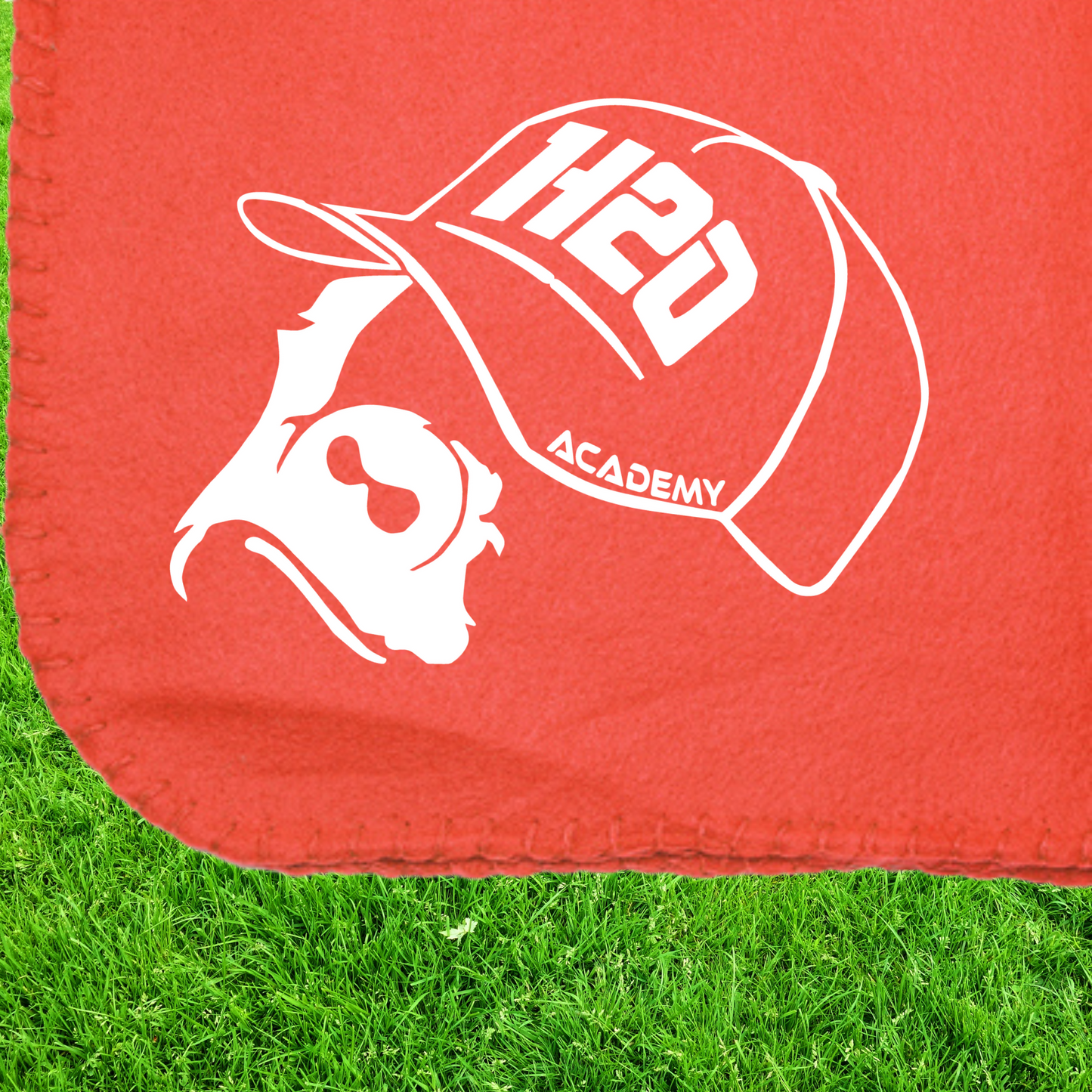 Couverture polaire - Visuel brodé 1