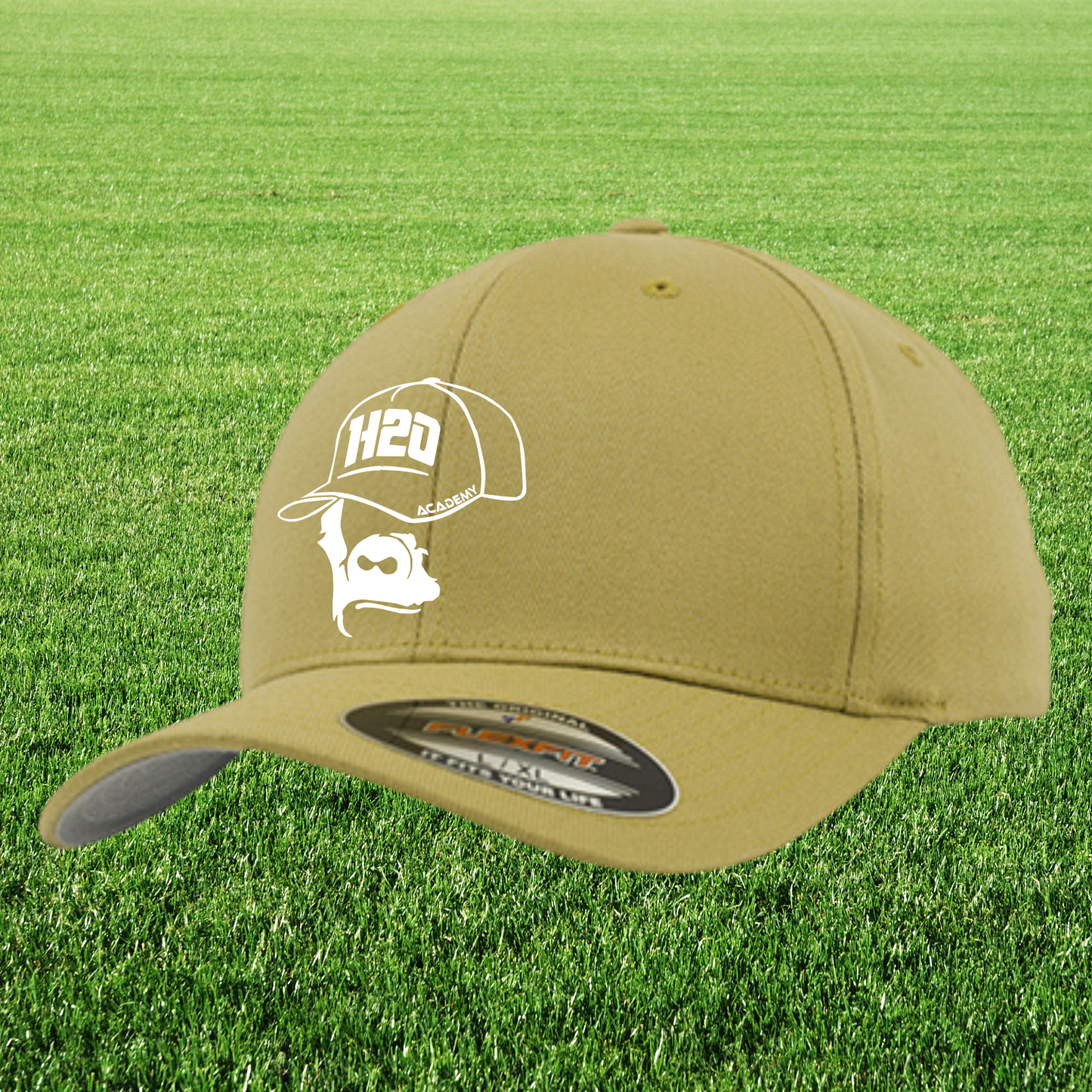 Casquette flexfit avec visuel 1 brodé