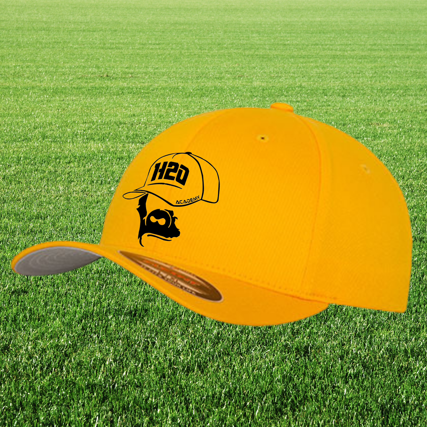 Casquette flexfit avec visuel 1 brodé