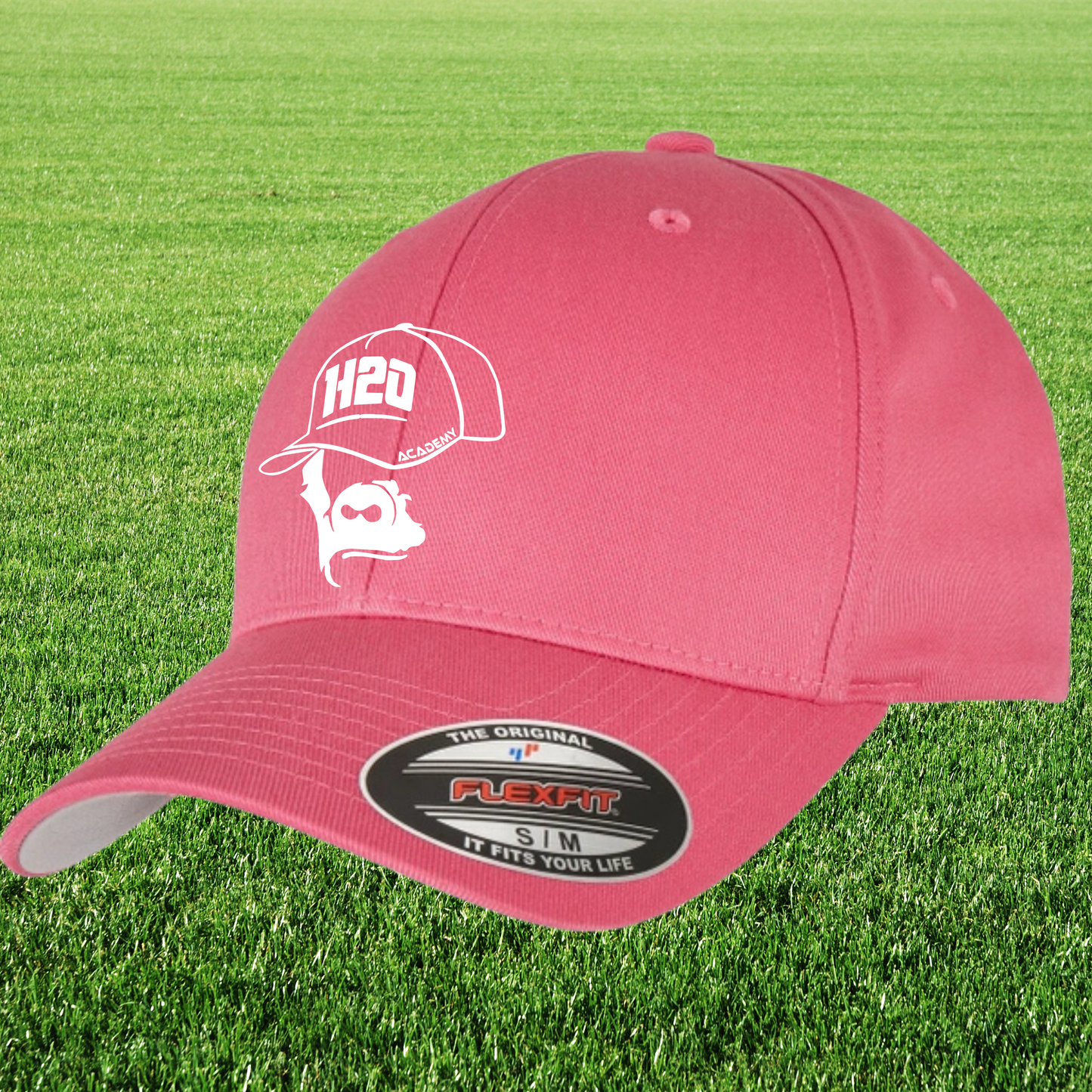 Casquette flexfit avec visuel 1 brodé