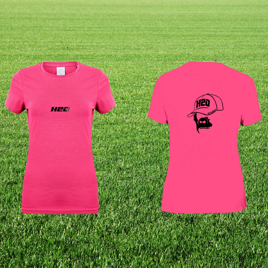 T-Shirt femme visuel  coeur et dos