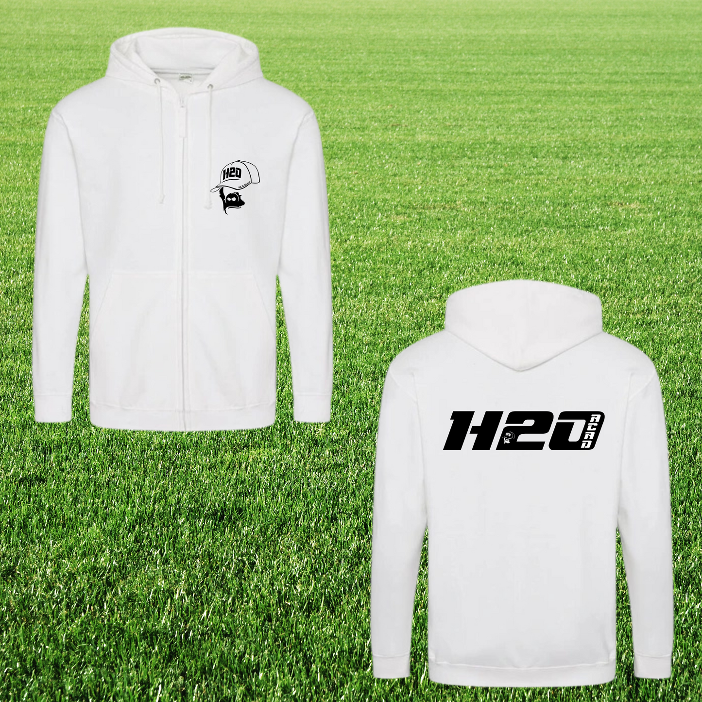 Zoodie zippé à capuche visuel 1-2 brodé