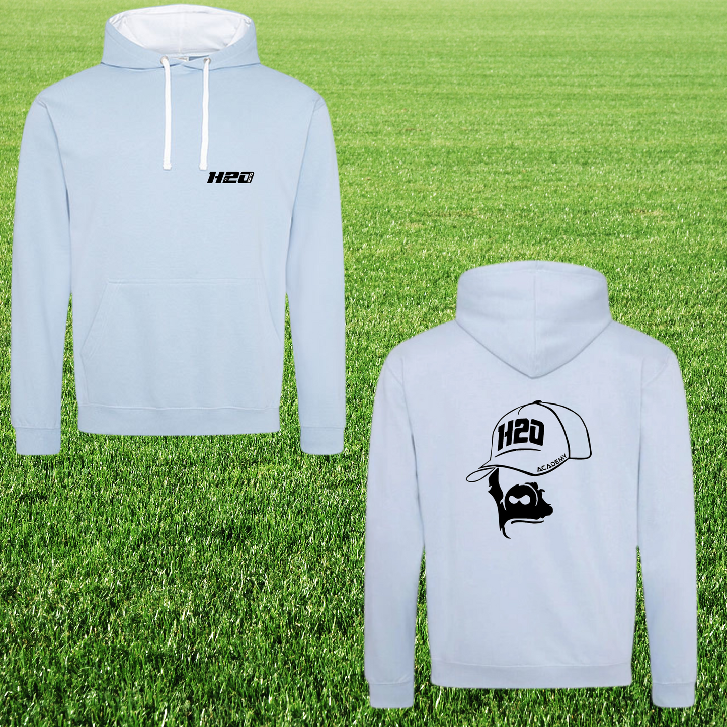 Sweat à capuche homme avec visuel sur le Coeur et dans le dos - 2 - 1