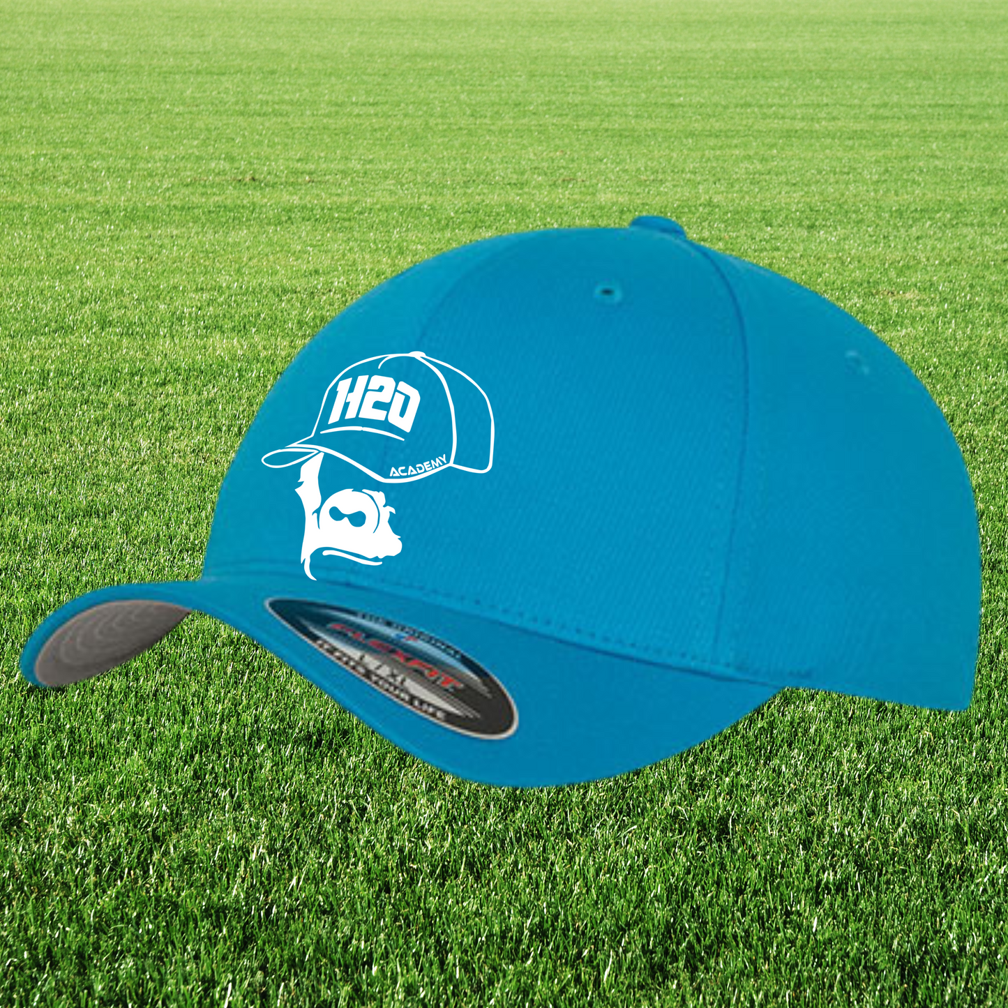 Casquette flexfit avec visuel 1 brodé