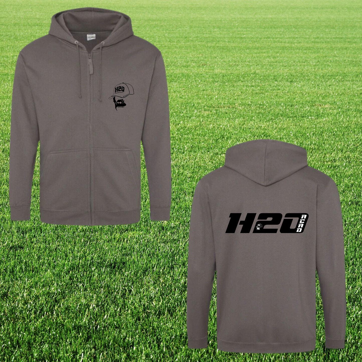 Zoodie zippé à capuche visuel 1-2 brodé