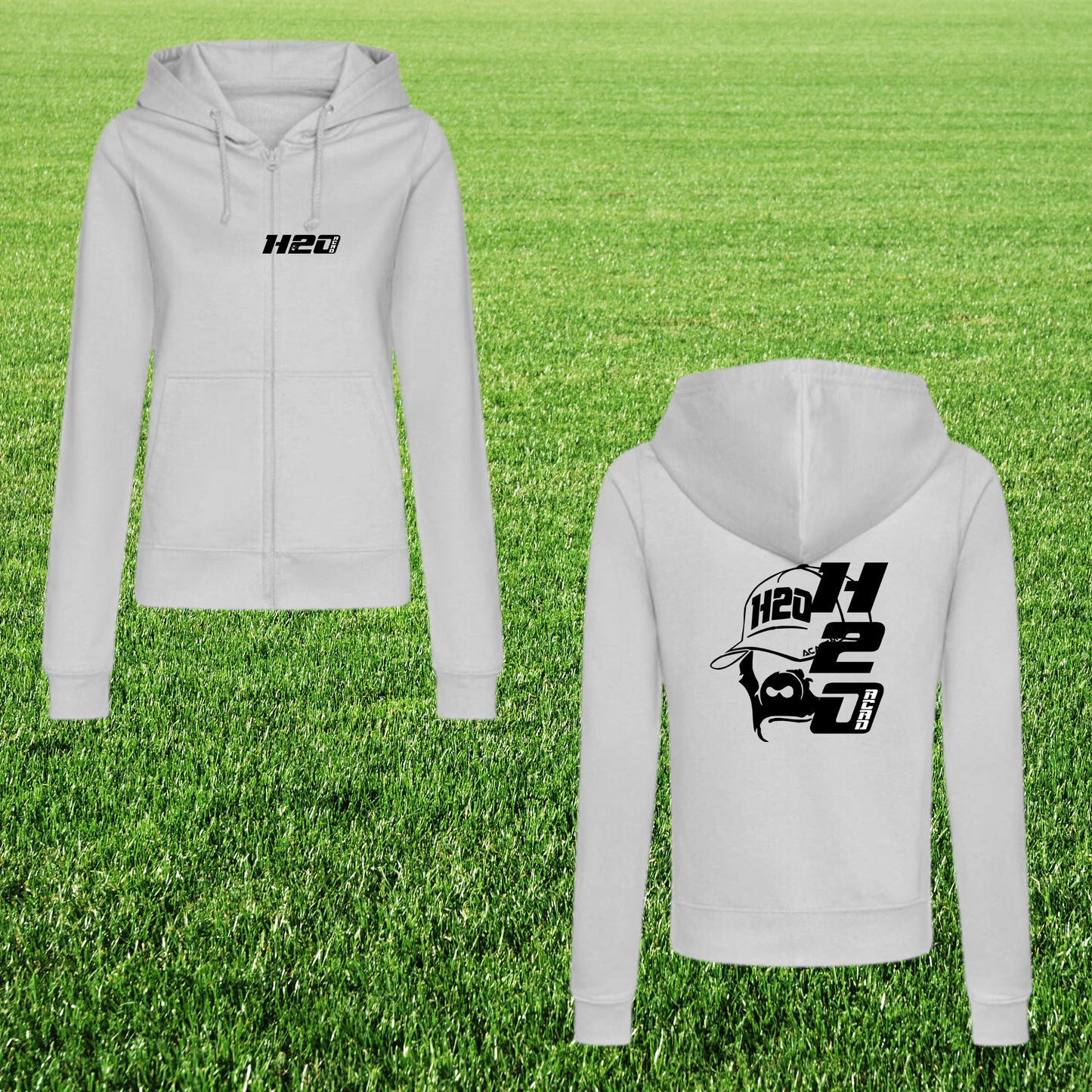 Zoodie zippé à capuche femme visuel  2-3 Brodé