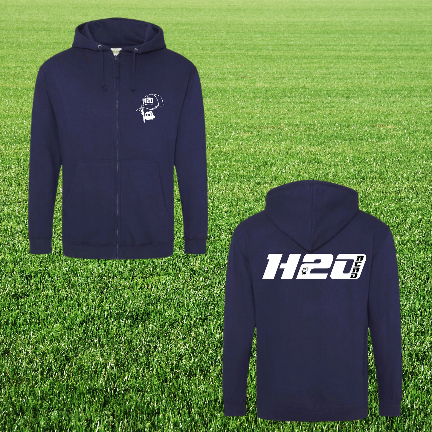 Zoodie zippé à capuche visuel 1-2 brodé