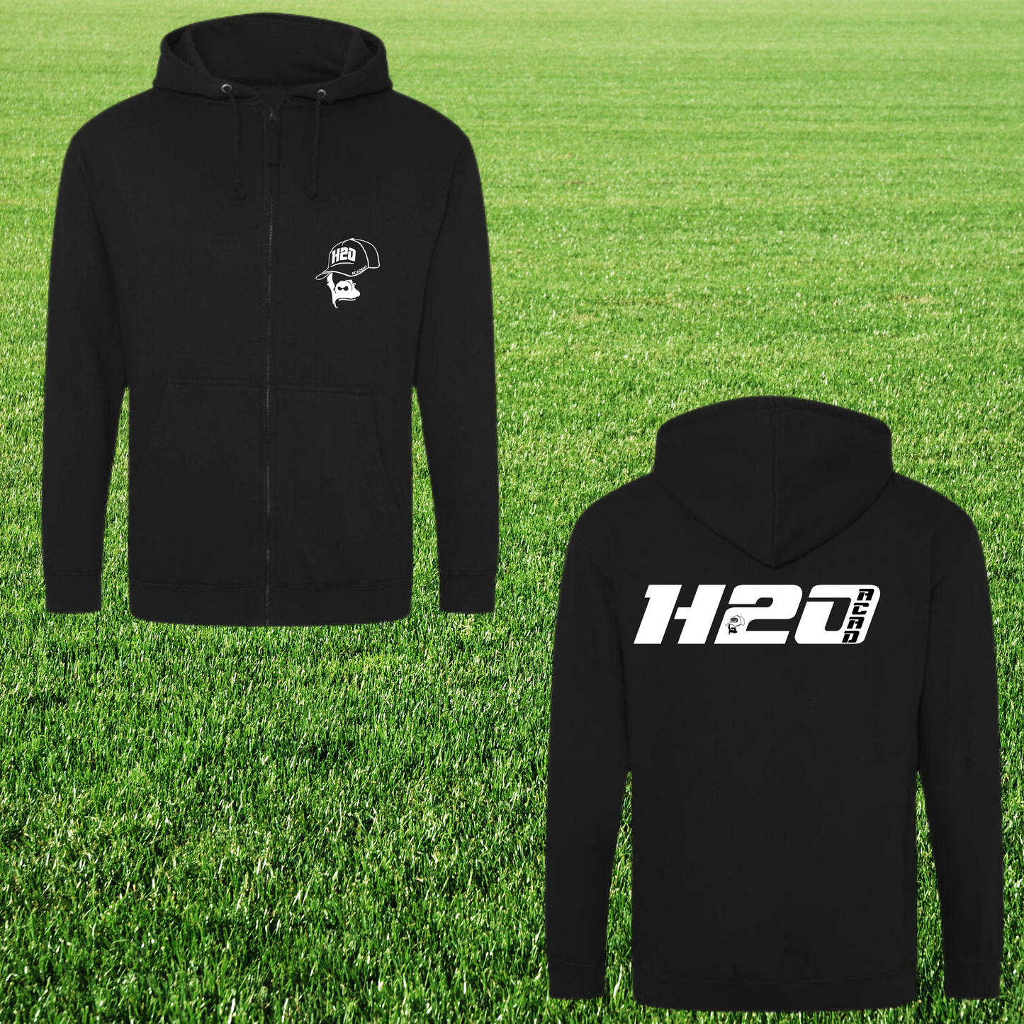 Zoodie zippé à capuche visuel 1-2 brodé