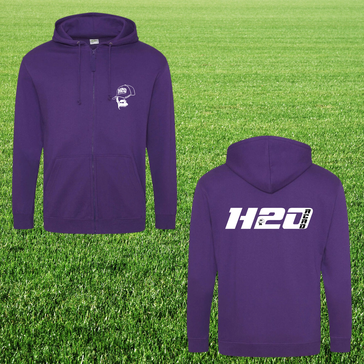 Zoodie zippé à capuche visuel 1-2 brodé