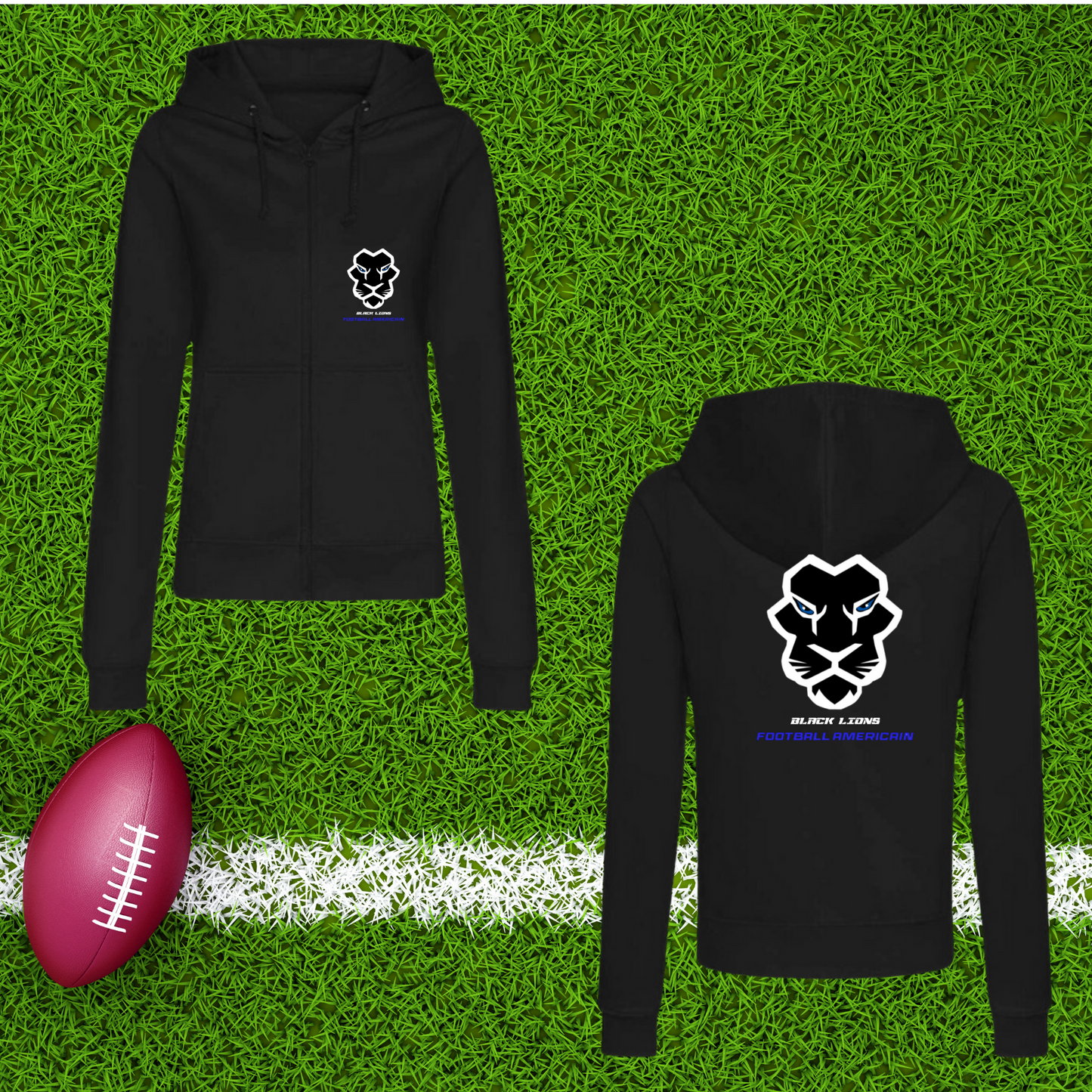 Zoodie zippé à capuche femme BL