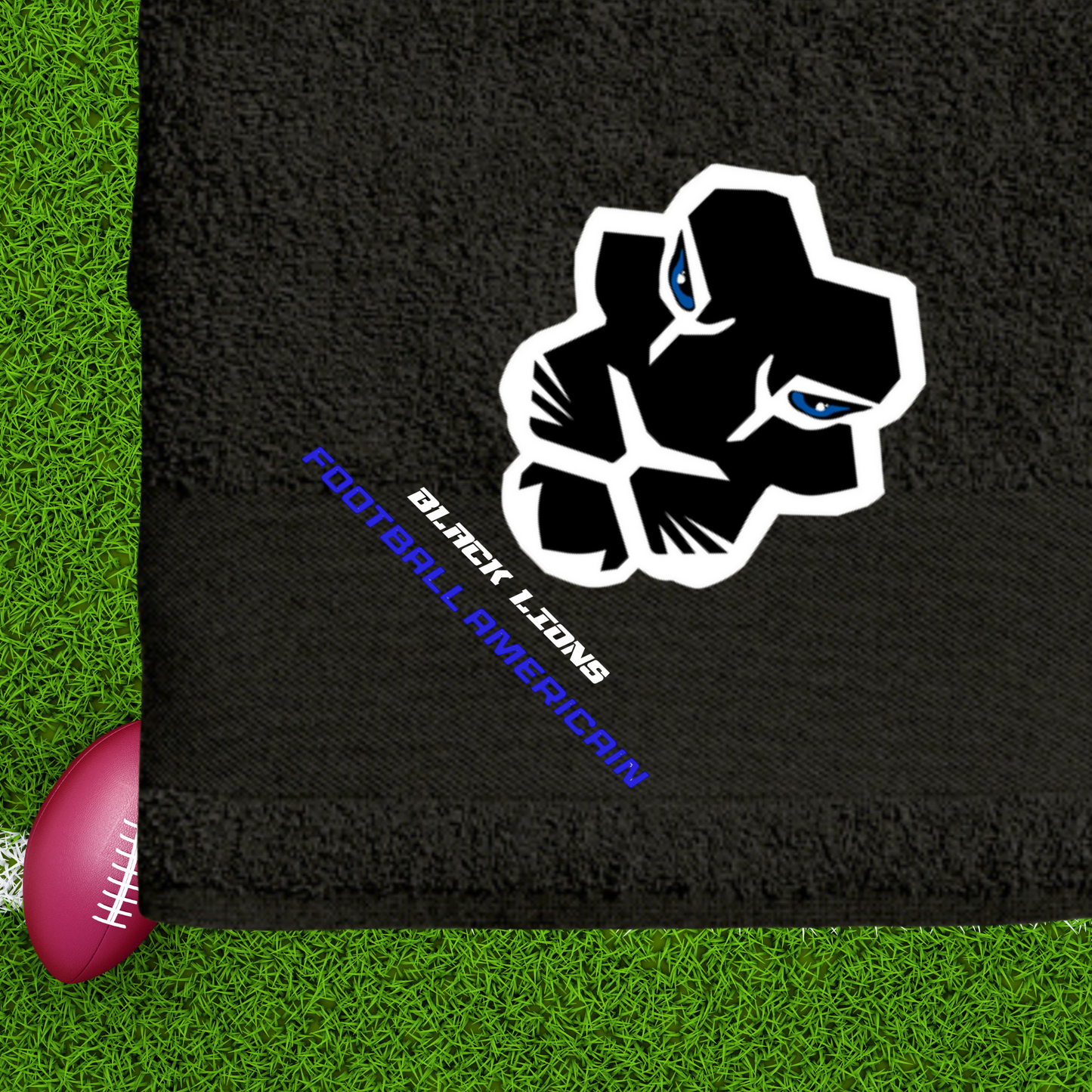 Drap de bain visuel brodé -  BL