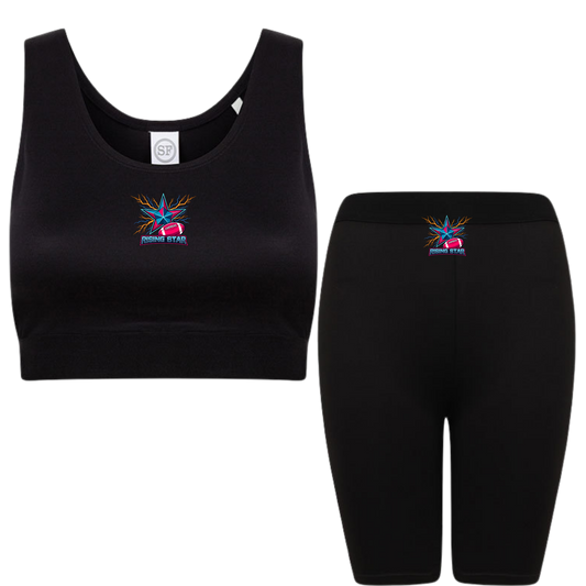 Ensemble fitness femme 2 pces (short et brassière) emme RS