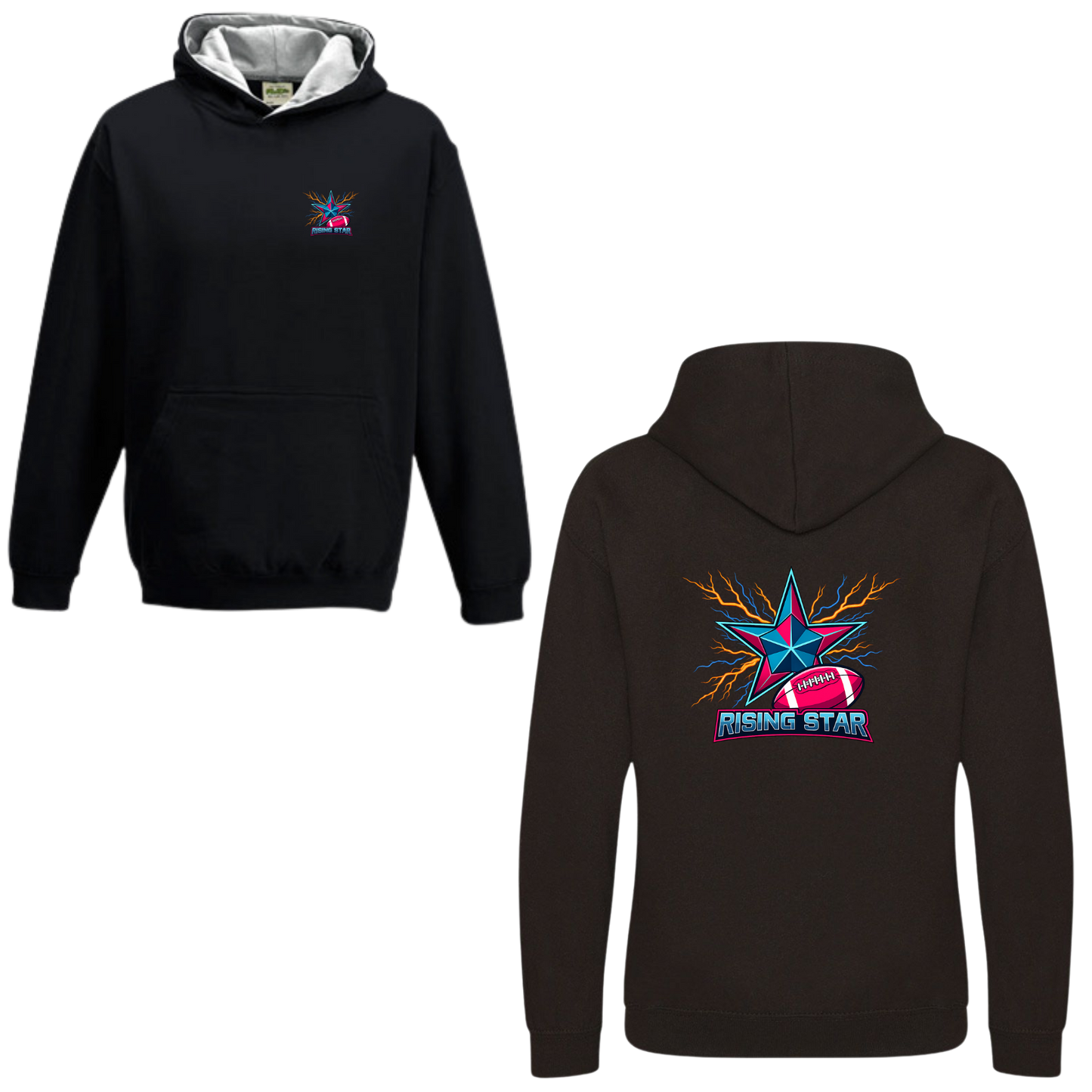 Hoodie - enfants/ados bicolor RS